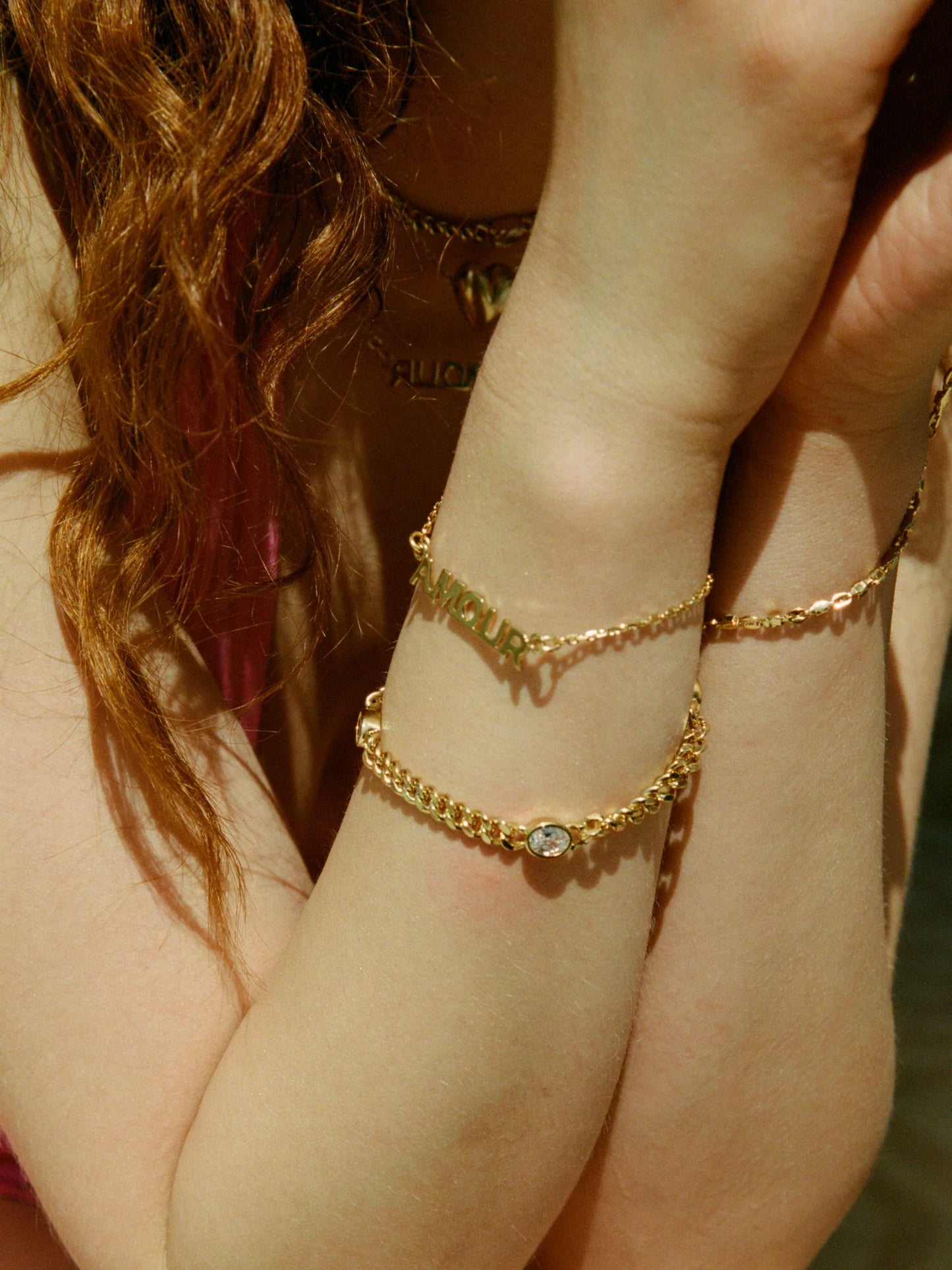 The Amour Nameplate Bracelet