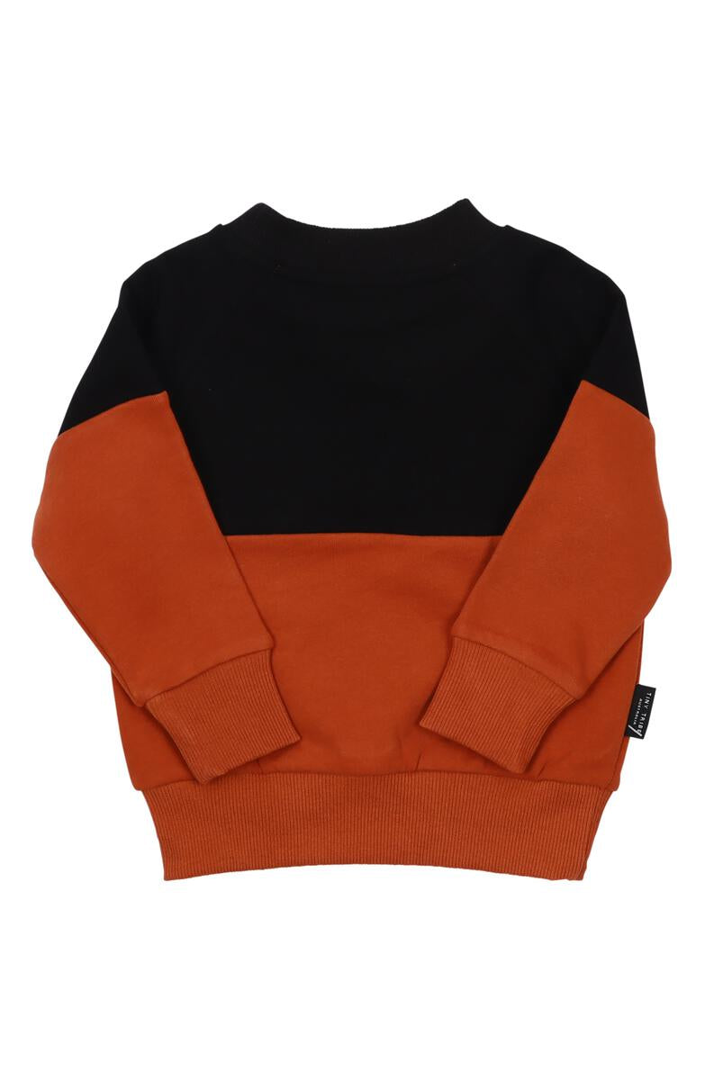 Tiny Tribe Horizontal Colourblock Sweat Top