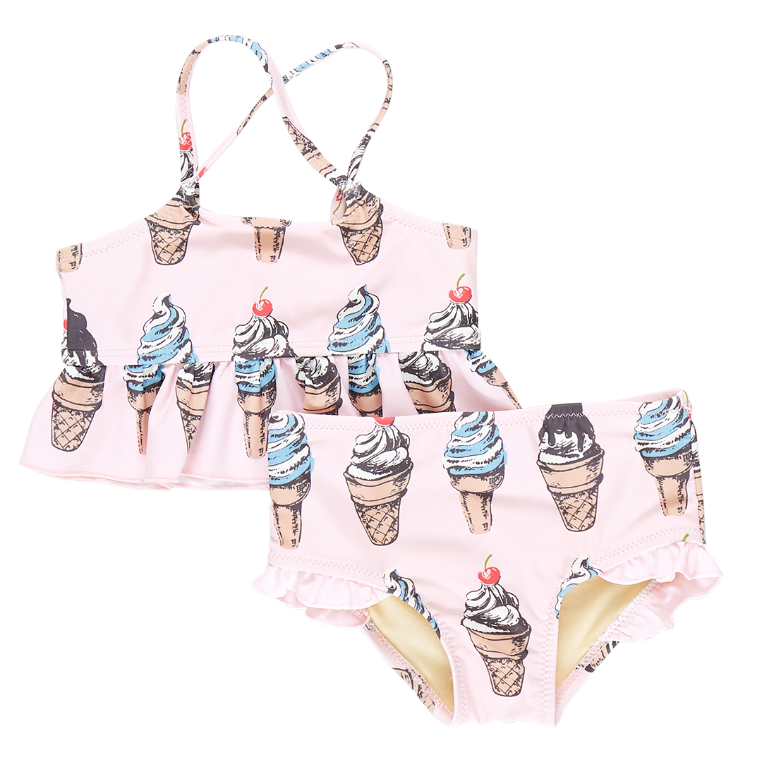 Pink Chicken Joy Tankini - Pink Soft Serve