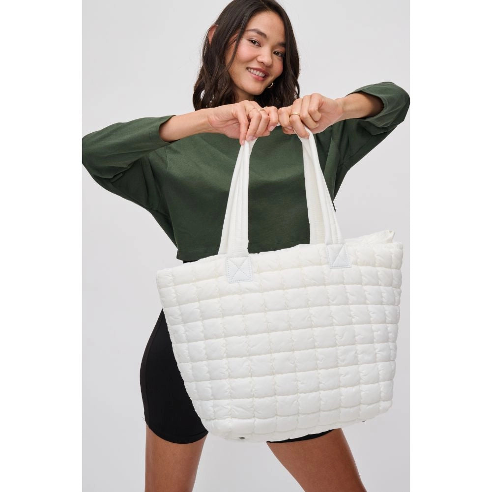 Breakaway Quilted Puffer Tote