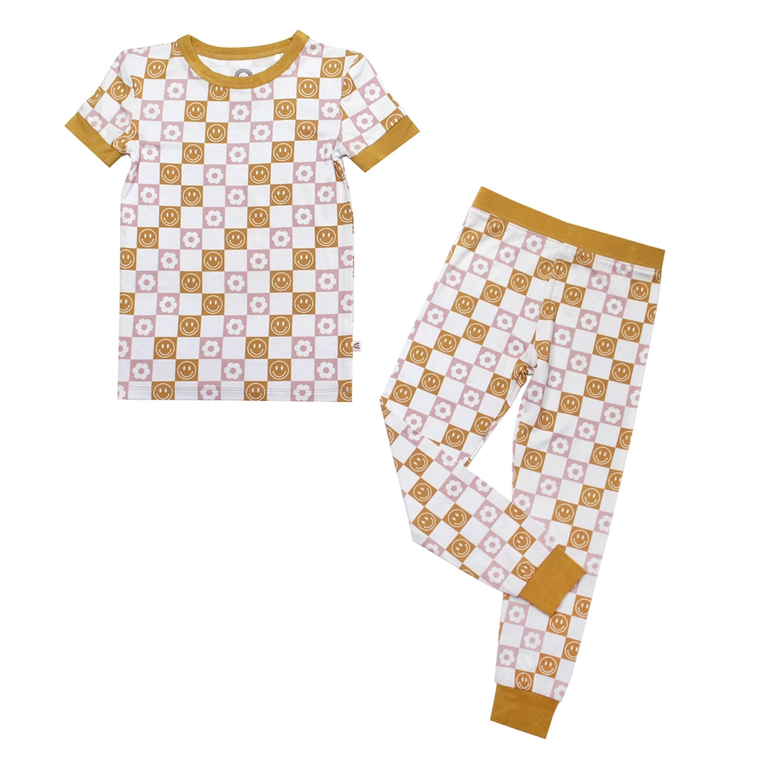 Happy Daze Pink Pajama Set