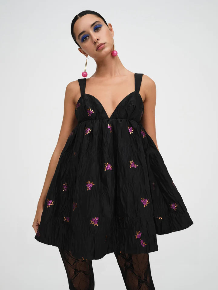 For Love & Lemons Sachi Mini Dress | Black/Floral | Size M | Shopbop For Love & Lemons Sachi Mini Dress | Black/Floral | Size M | Shopbop