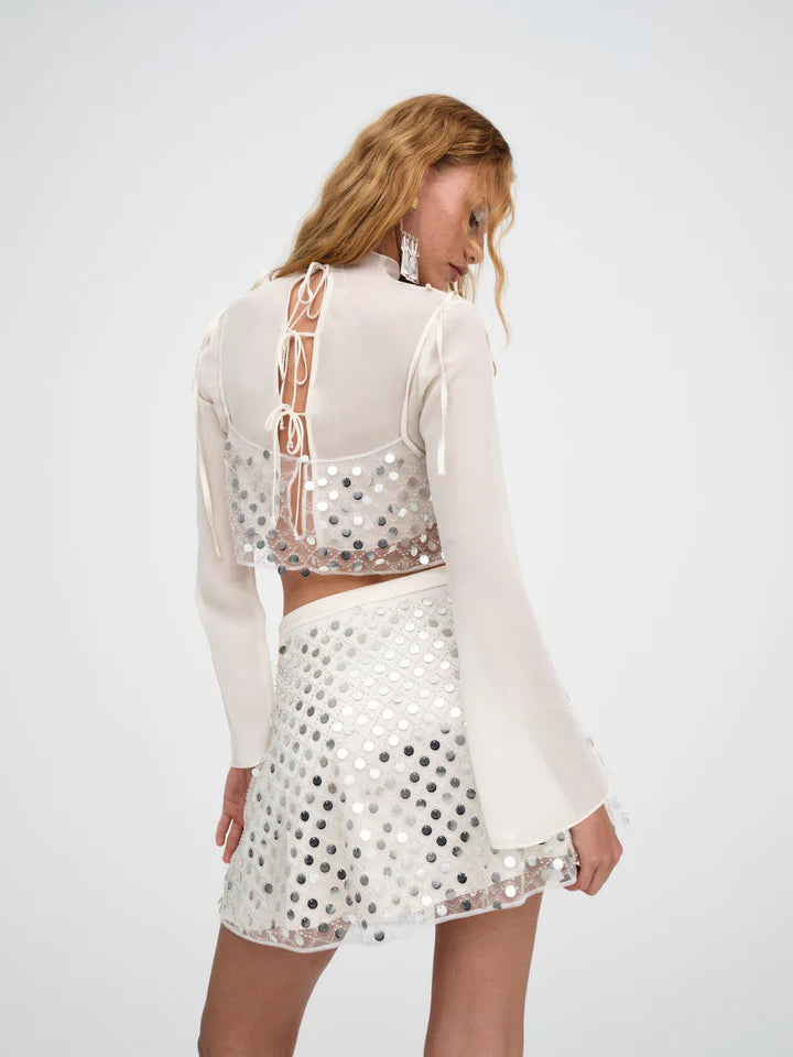 For Love & Lemons Charelle Mini Skirt