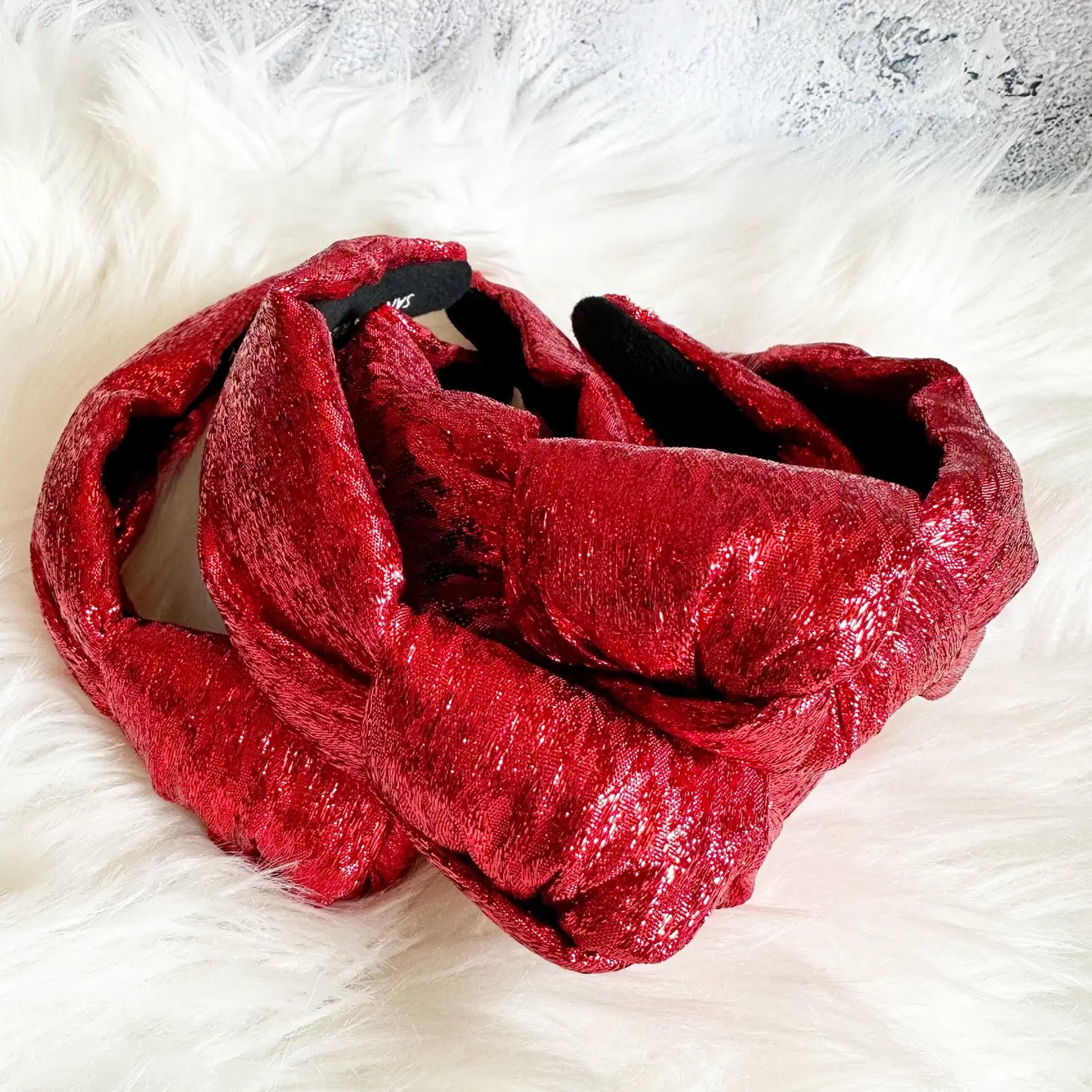 Red Shimmer Headband