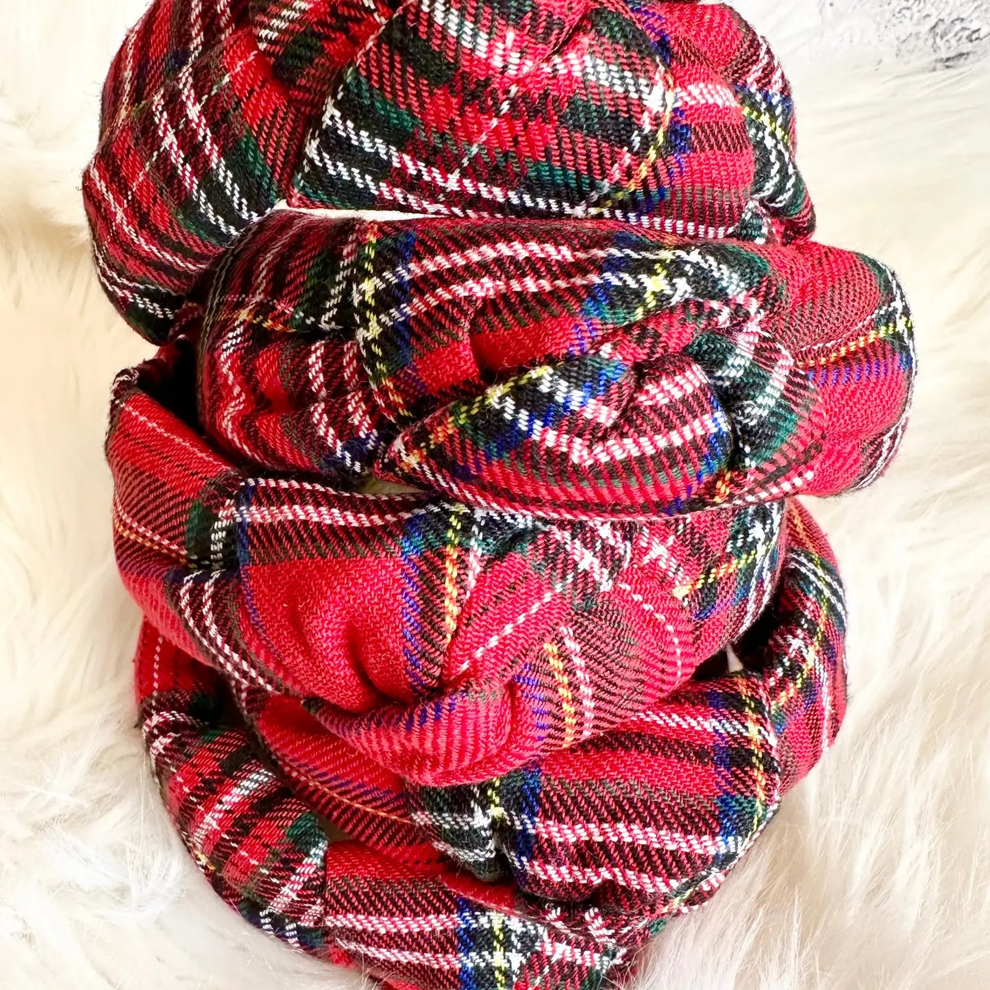 Traditional Plaid Headband