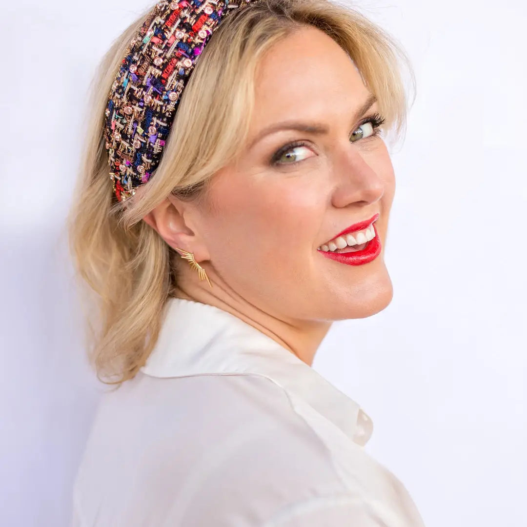 Classic Colorful Tweed Headband