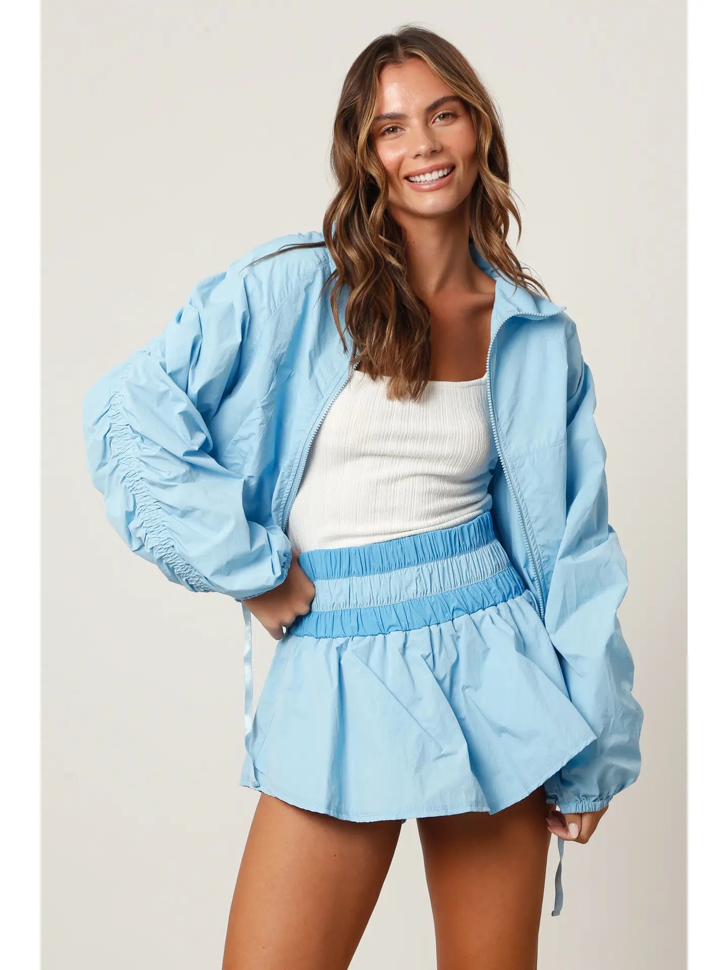 Color Block Sporty Shorts