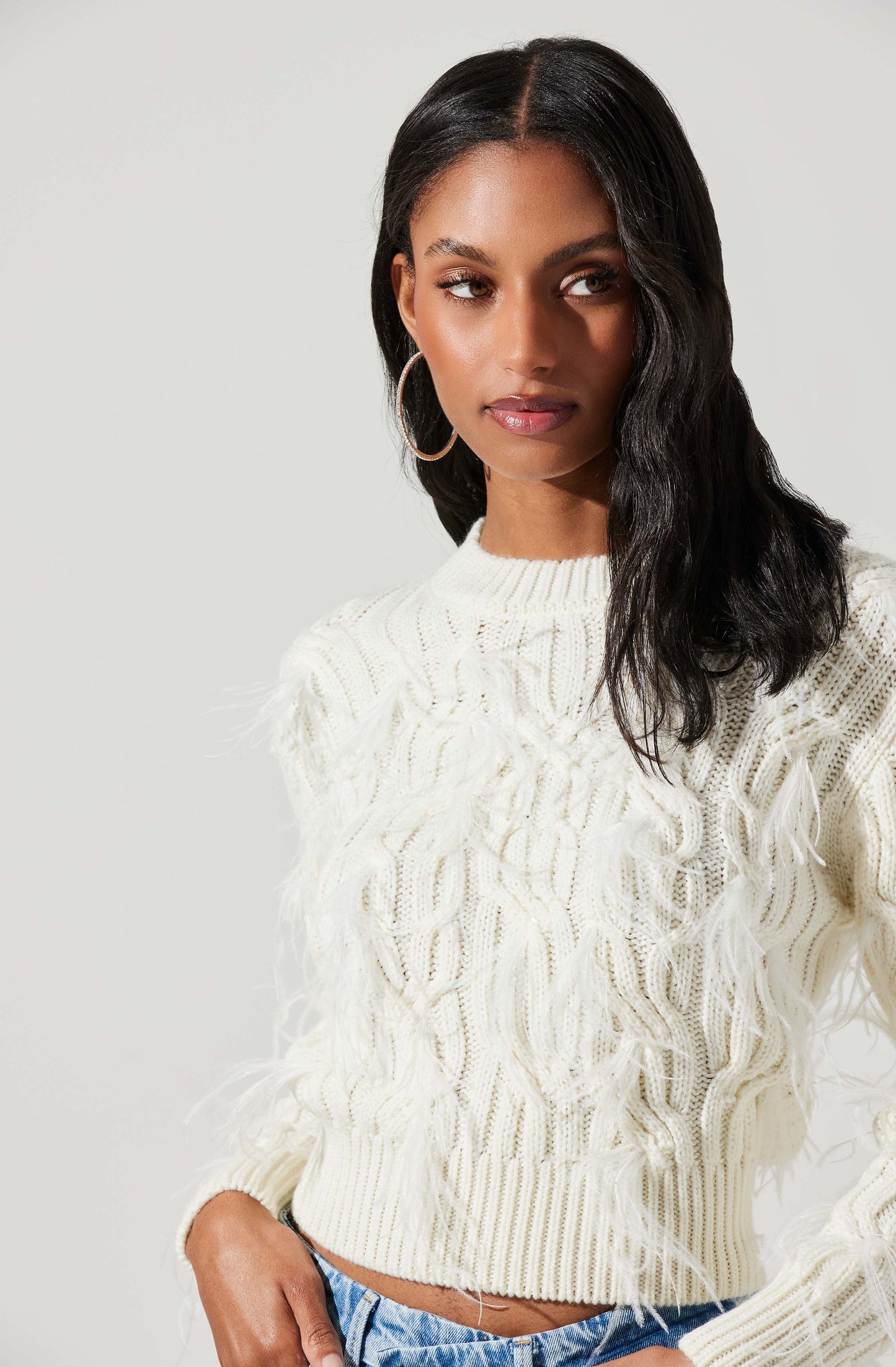 Almeida Feather Knit Sweater