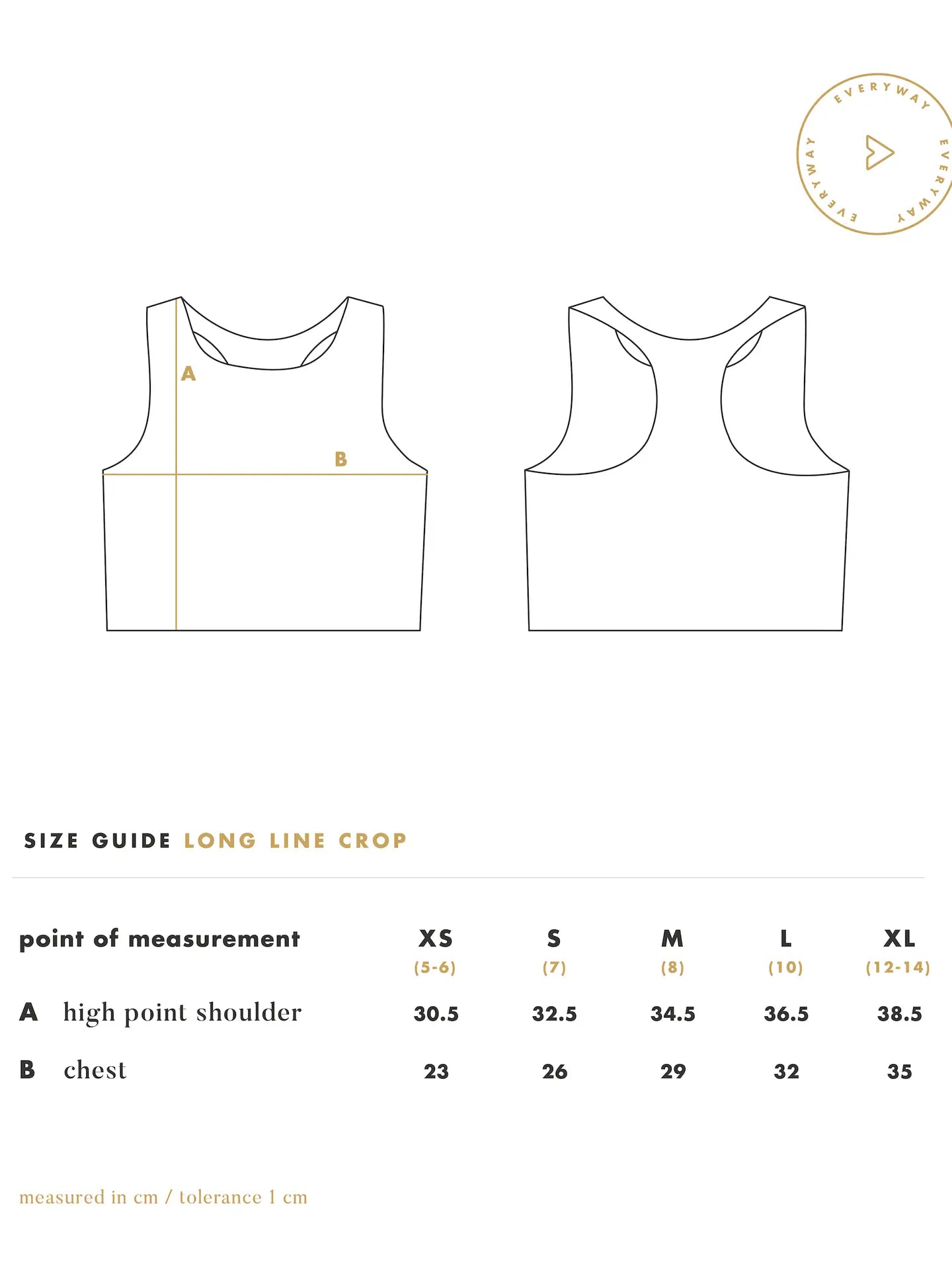 Longline Crop Athletic Top