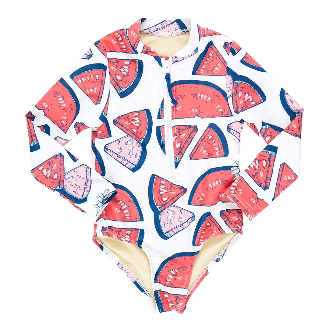 Pink Chicken Arden Watermelon Puzzle Suit