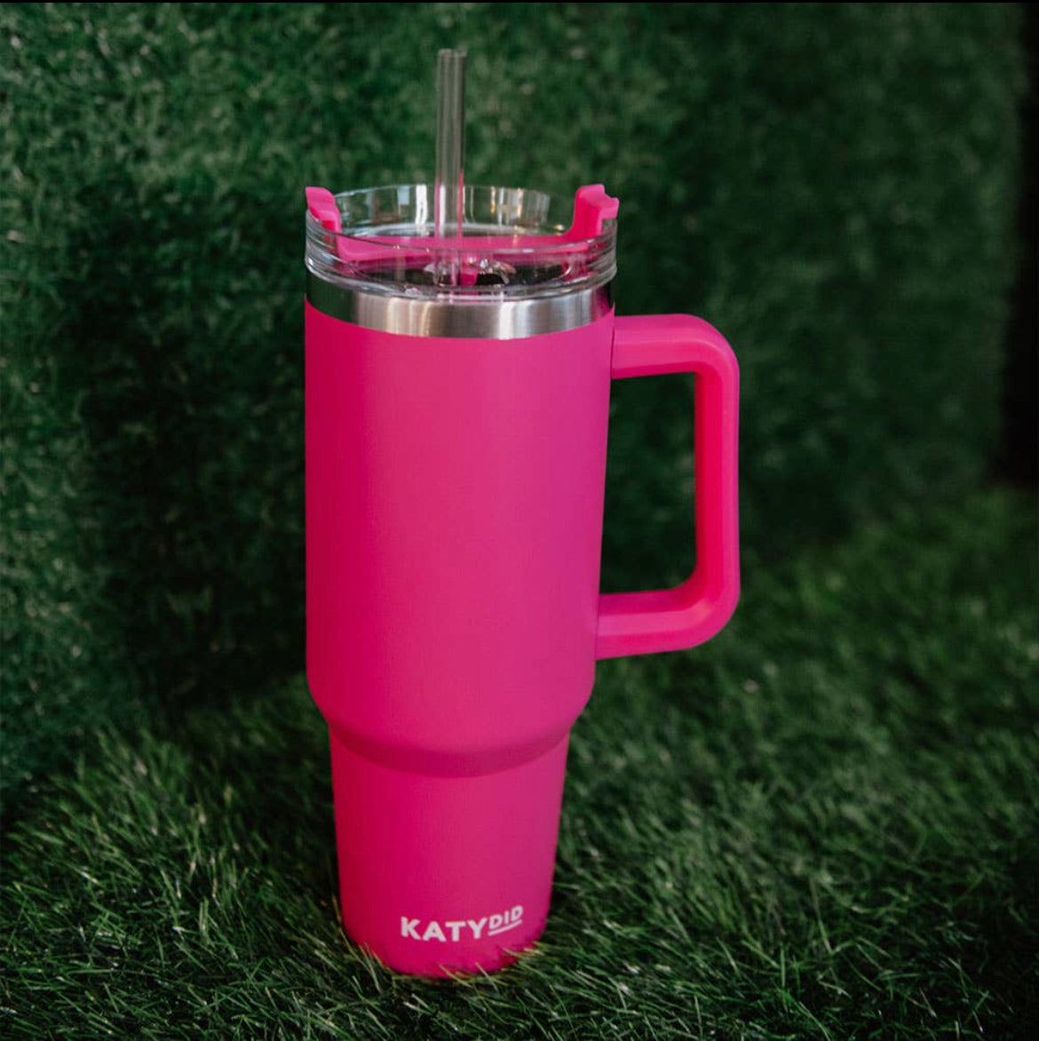 Tumbler Cup with Drinking Straw
