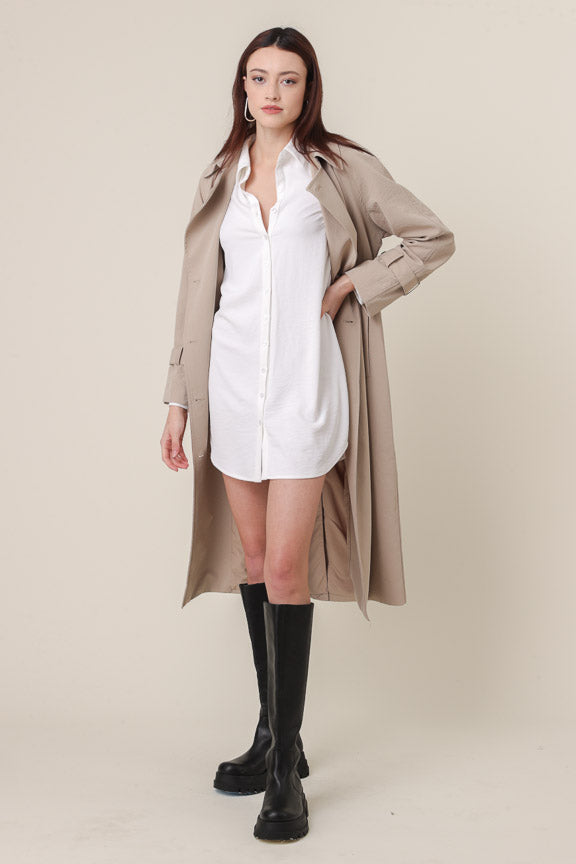 Rita Button Down Shirt Dress