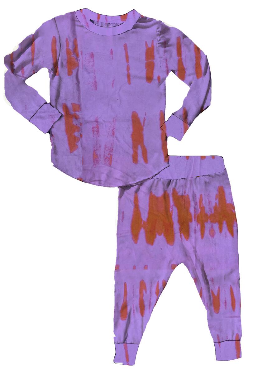 Purple Passion Tie Dye Bamboo Set