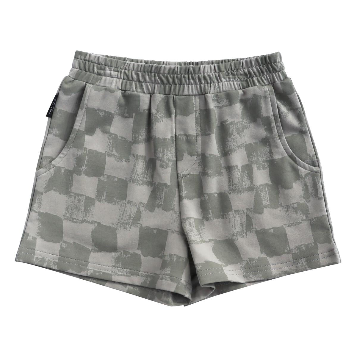 Grunge Check Short