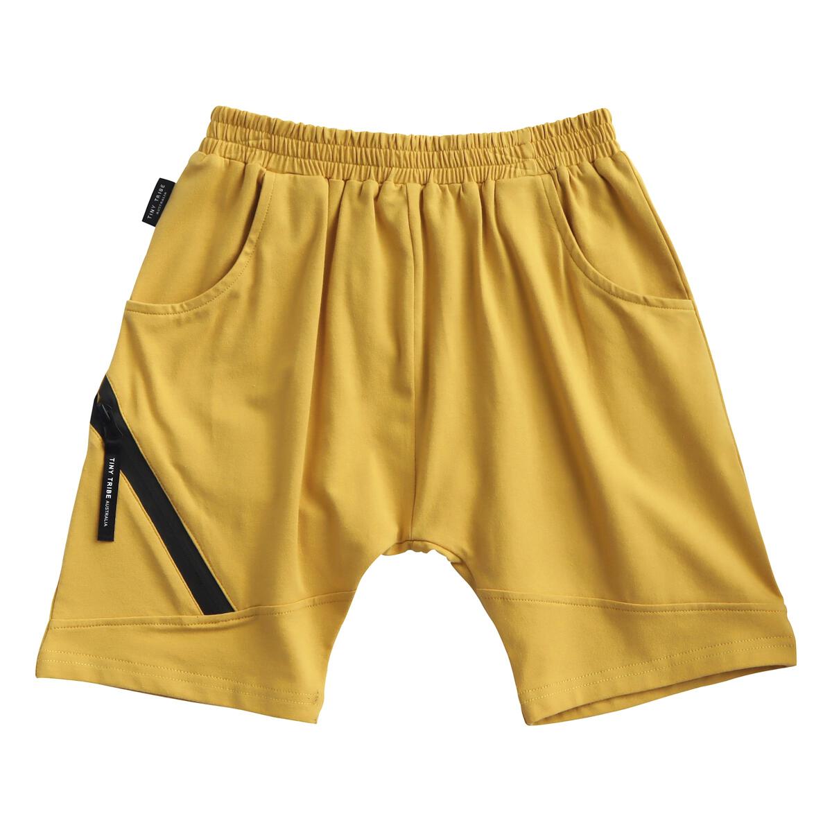 Diagonal Zip Short