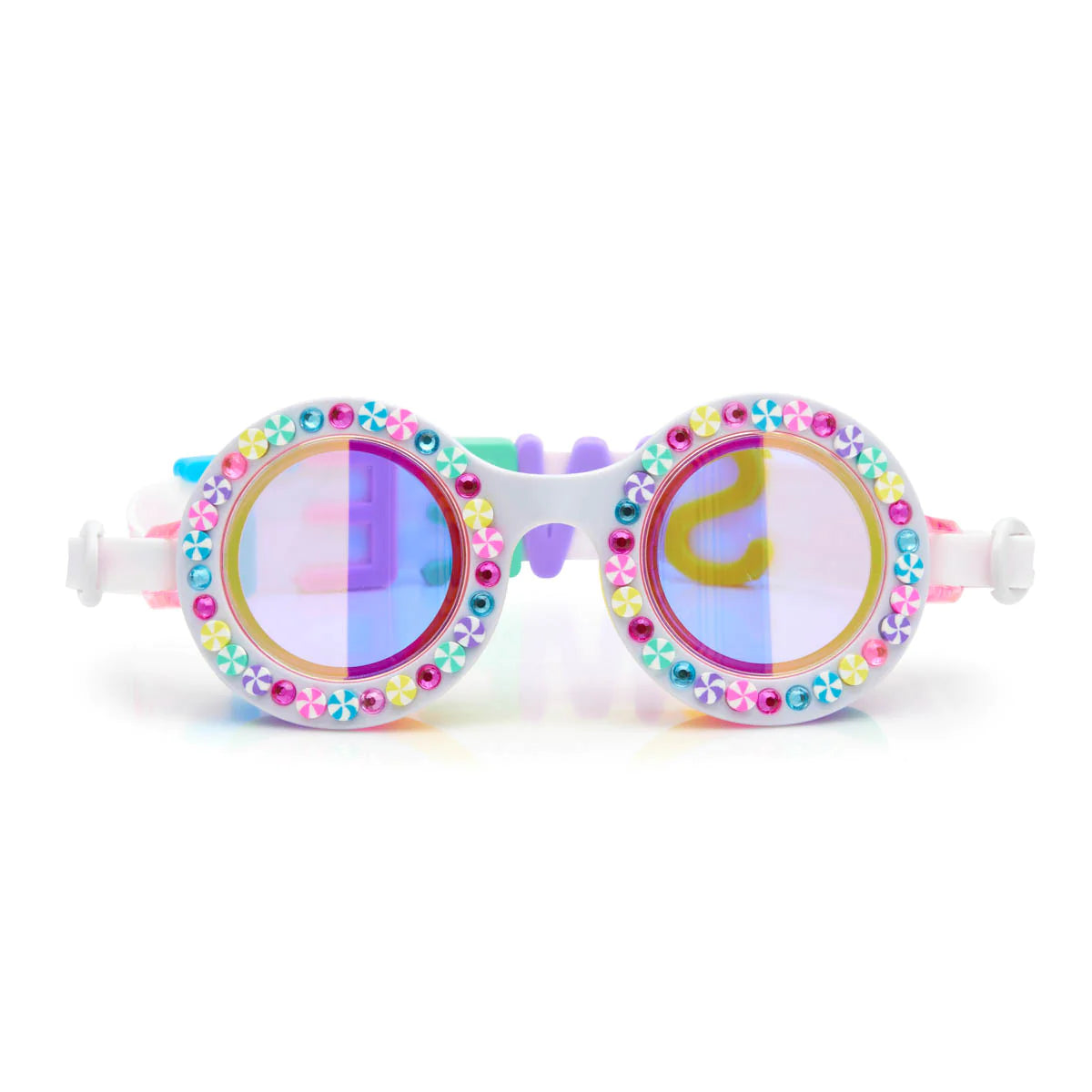 Rainbow Ribbons Bright Stripes Goggles