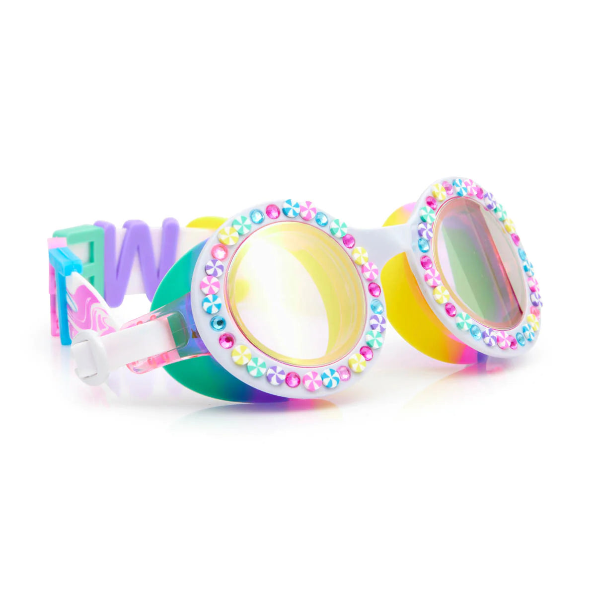 Rainbow Ribbons Bright Stripes Goggles