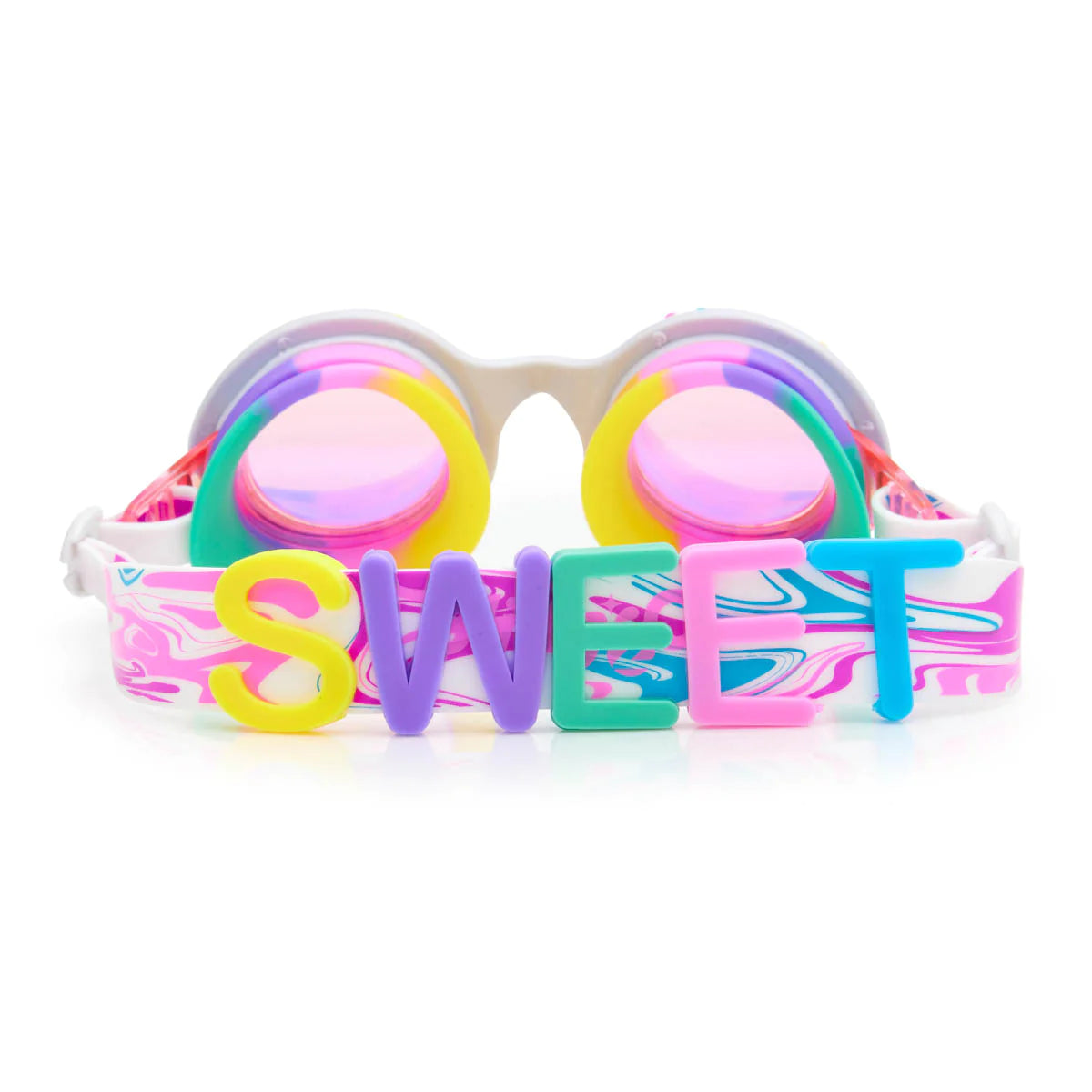 Rainbow Ribbons Bright Stripes Goggles
