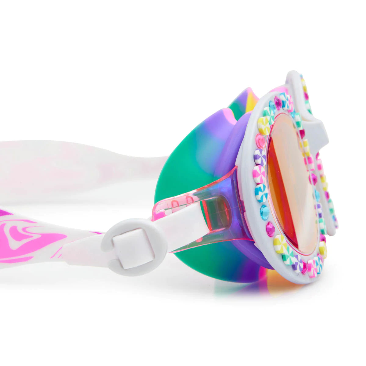 Rainbow Ribbons Bright Stripes Goggles