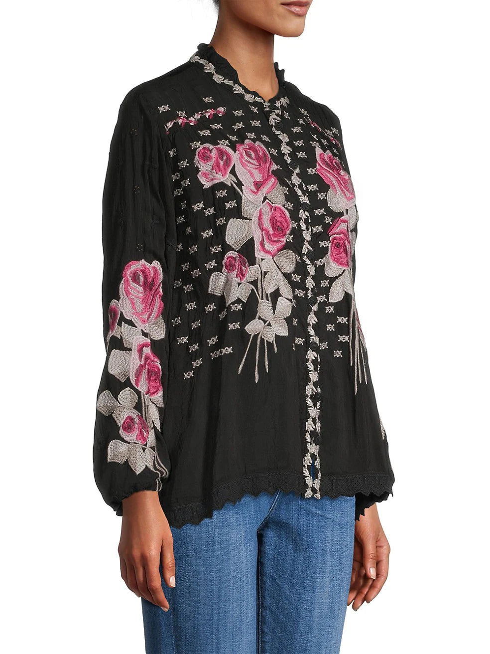 Johnny Was Rosalia Blouse