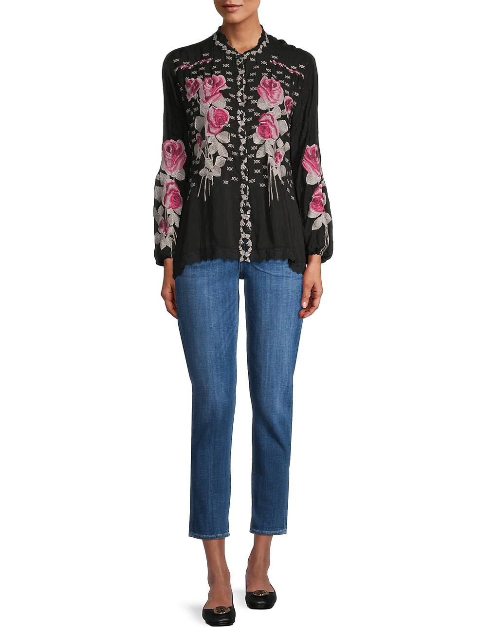 Johnny Was Rosalia Blouse