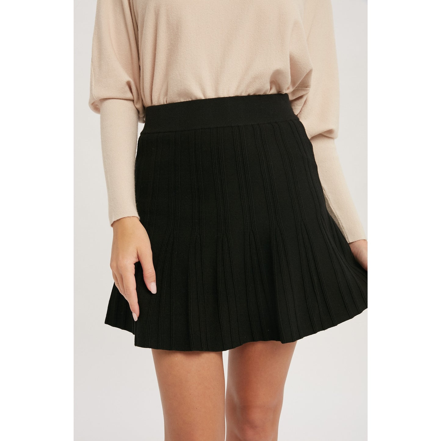 Fit & Flare Mini Skirt