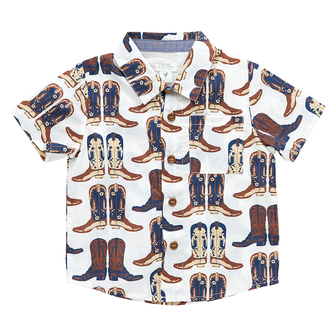 Boys Jack Shirt--Cowboy Boots
