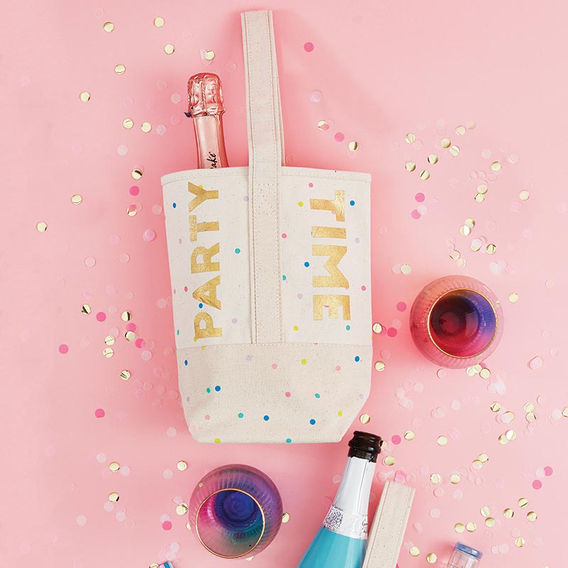 Party Time Double Wine Tote