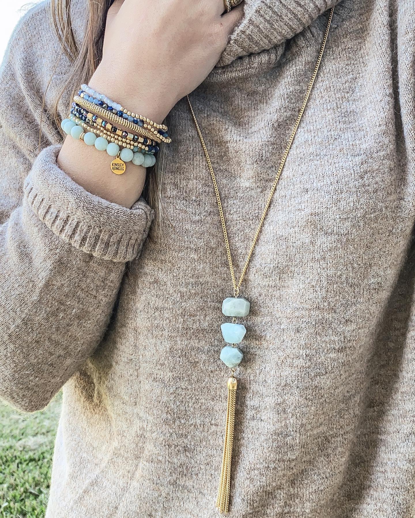 Kinsley Armelle Mint Necklace