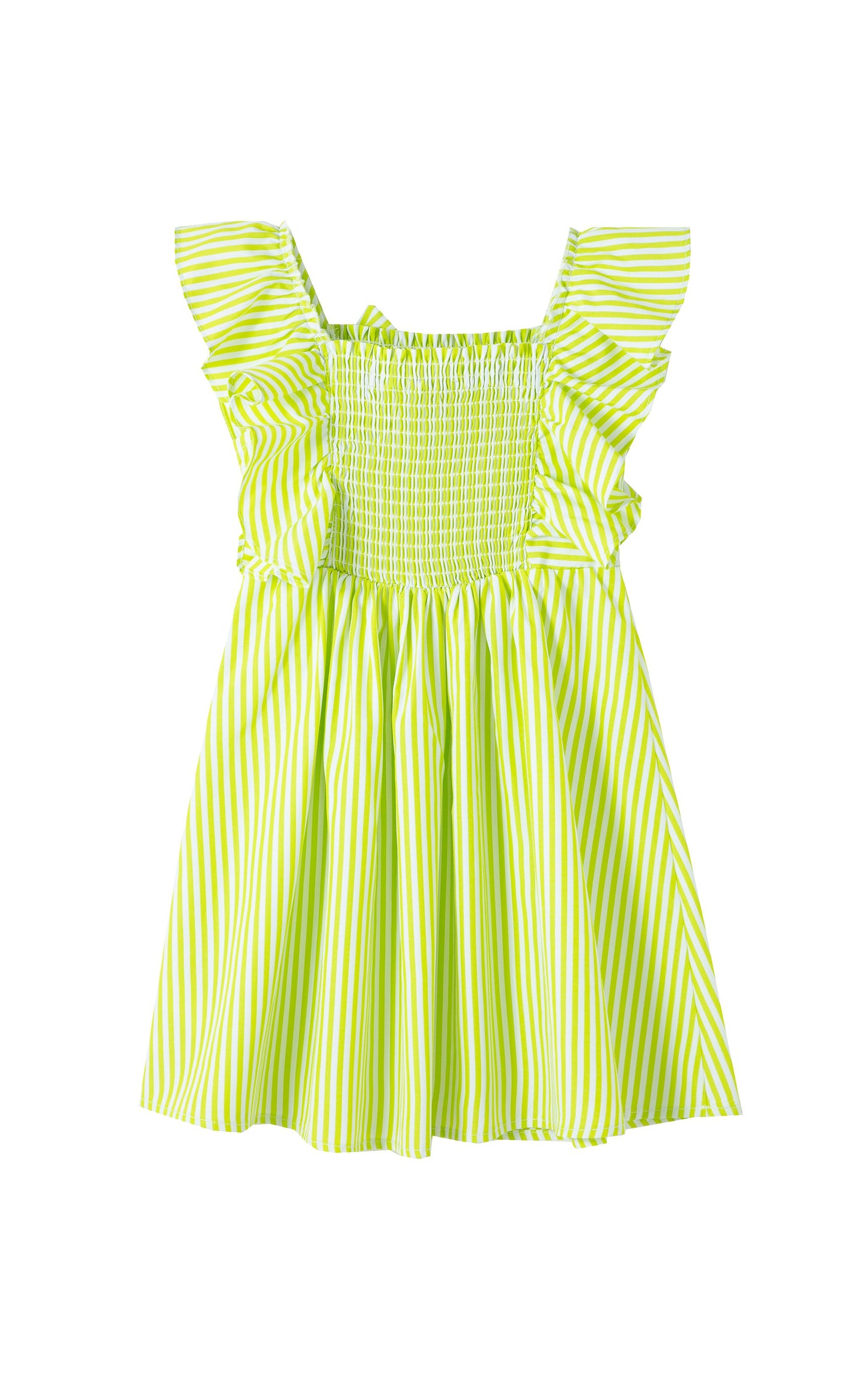Smocked Flounce Dress