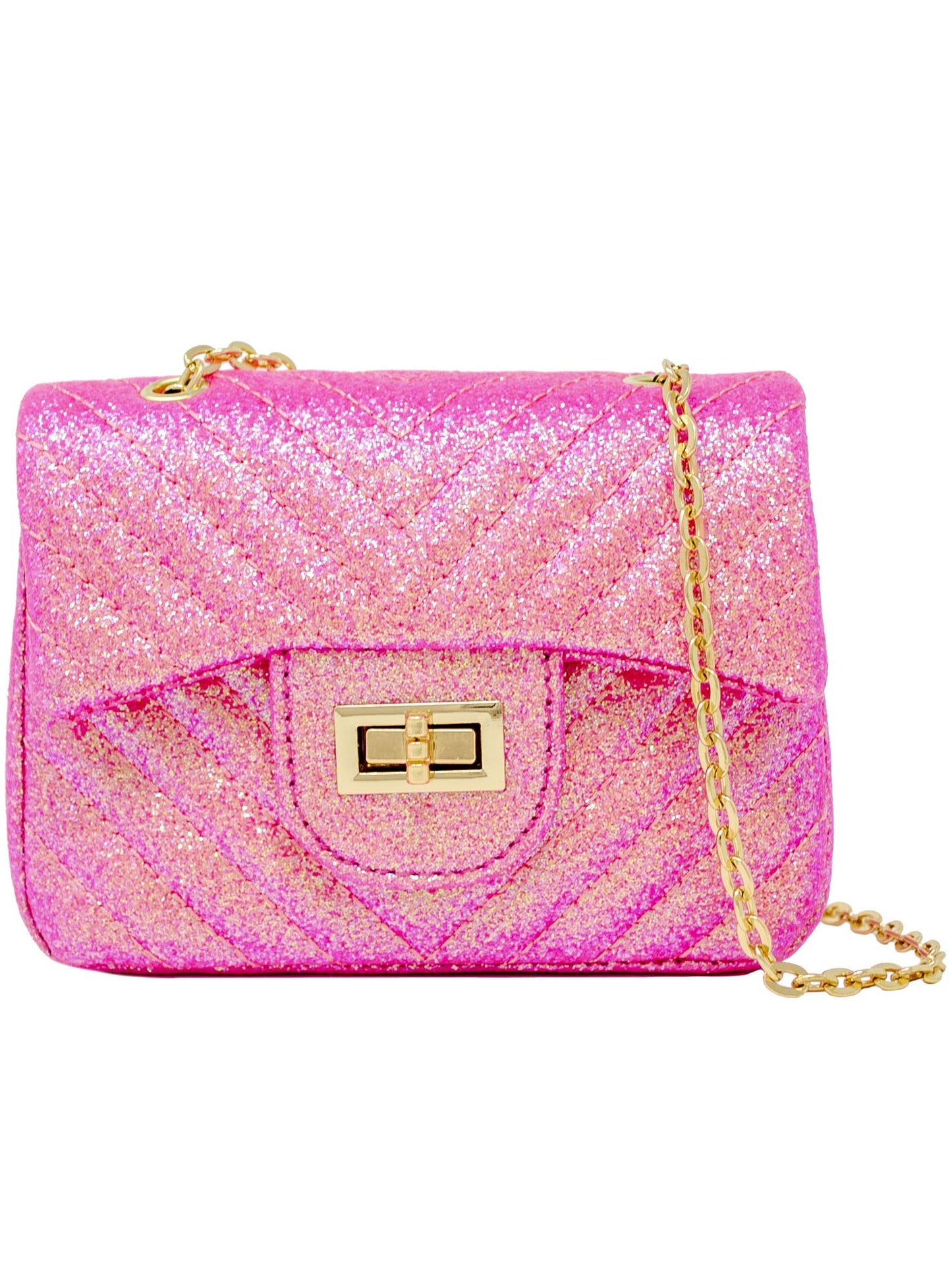 Classic Glitter Wave Handbag