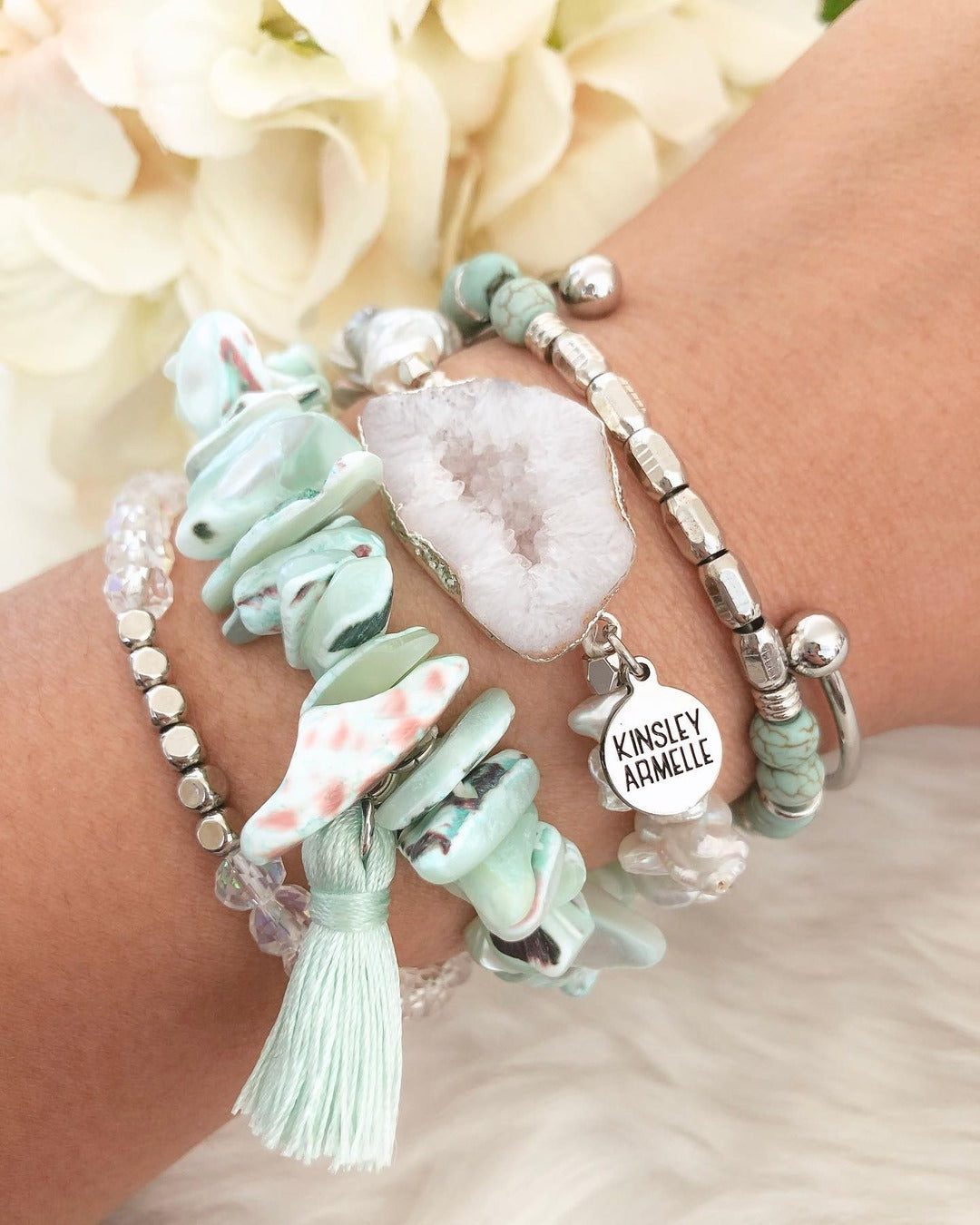 Kinsley Armelle Silver Sydney Bracelet Stack