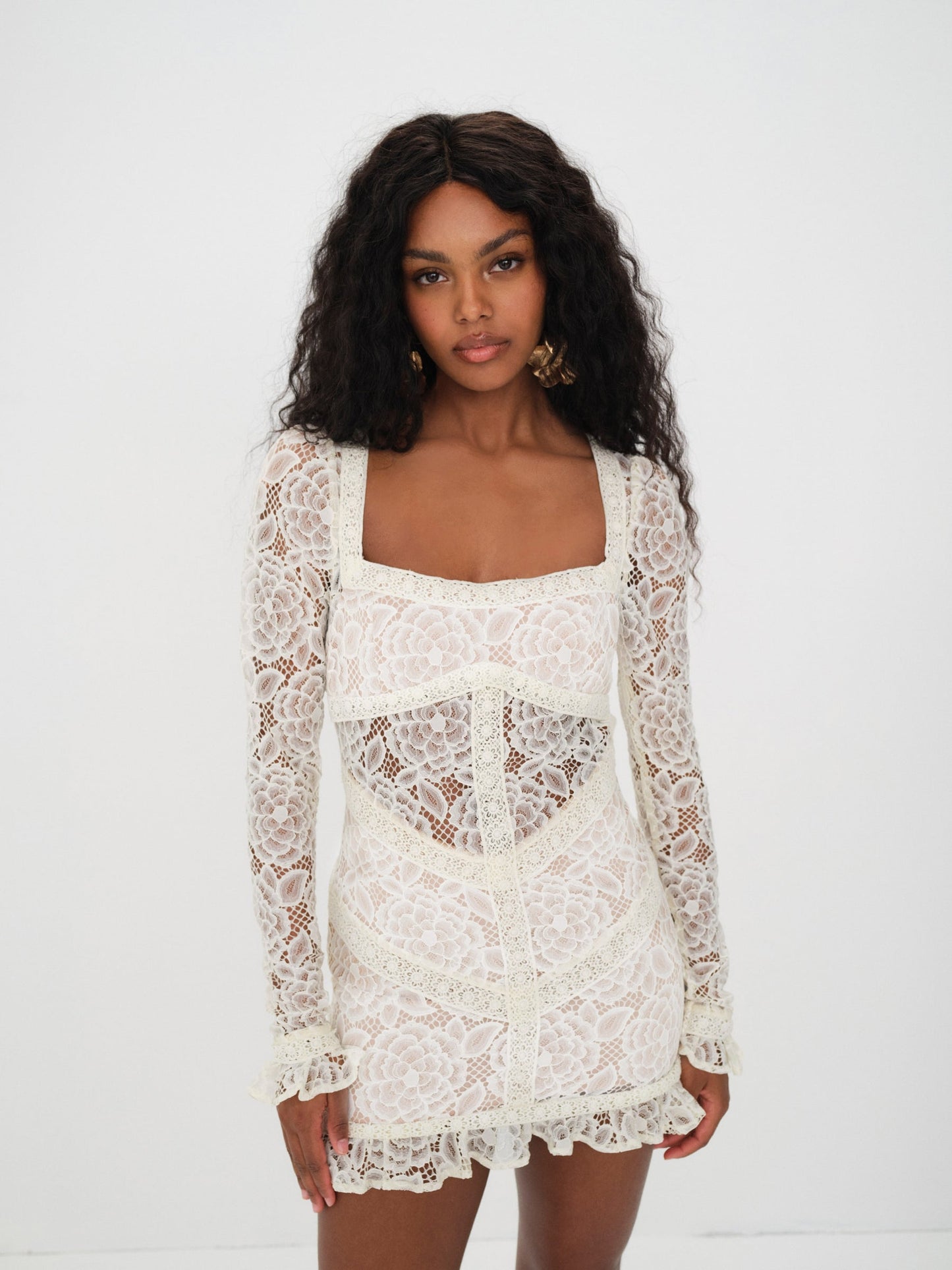 For Love & Lemons Cleo Mini Dress
