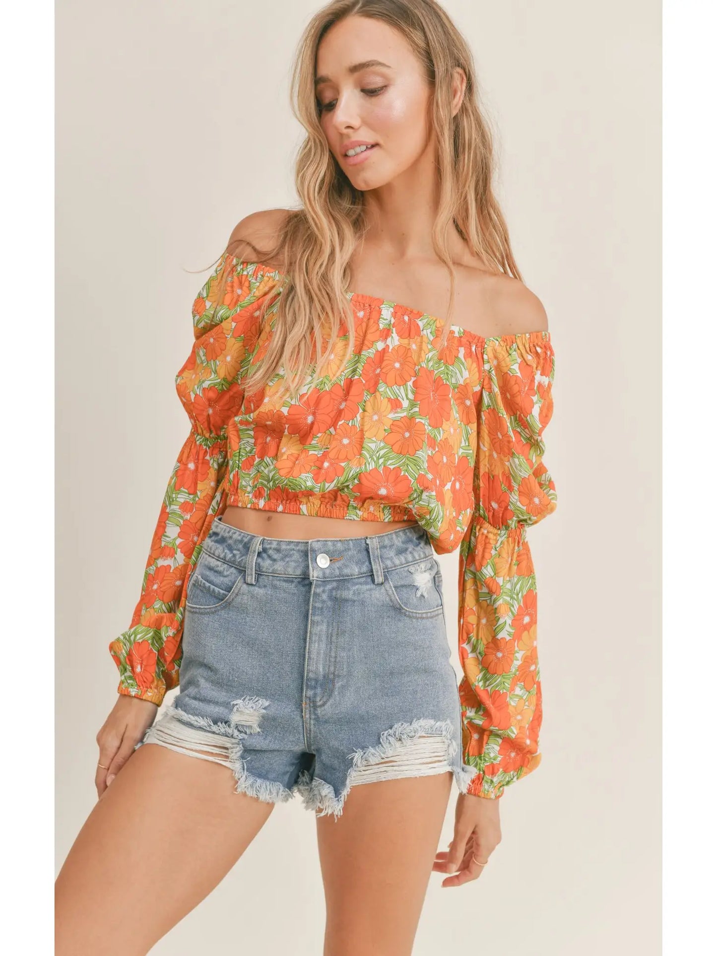 Summer Forever Balloon Sleeve Top
