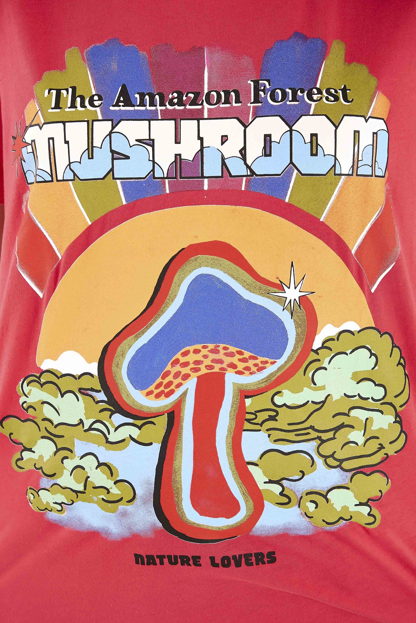 Farm Rio Amazon Mushroom Organic Cotton T-Shirt