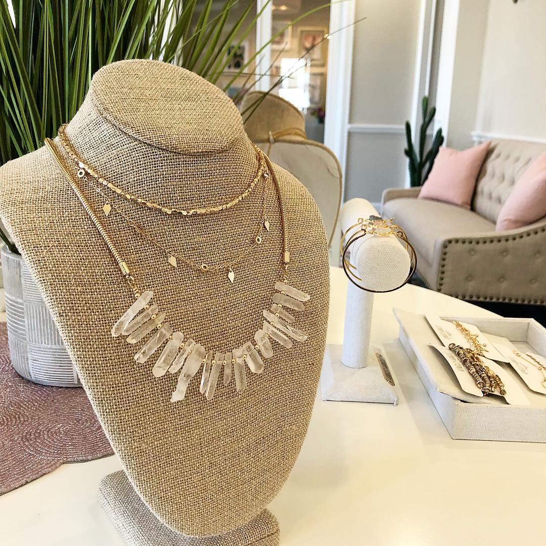 Kinsley Armelle Goddess Quartz Necklace