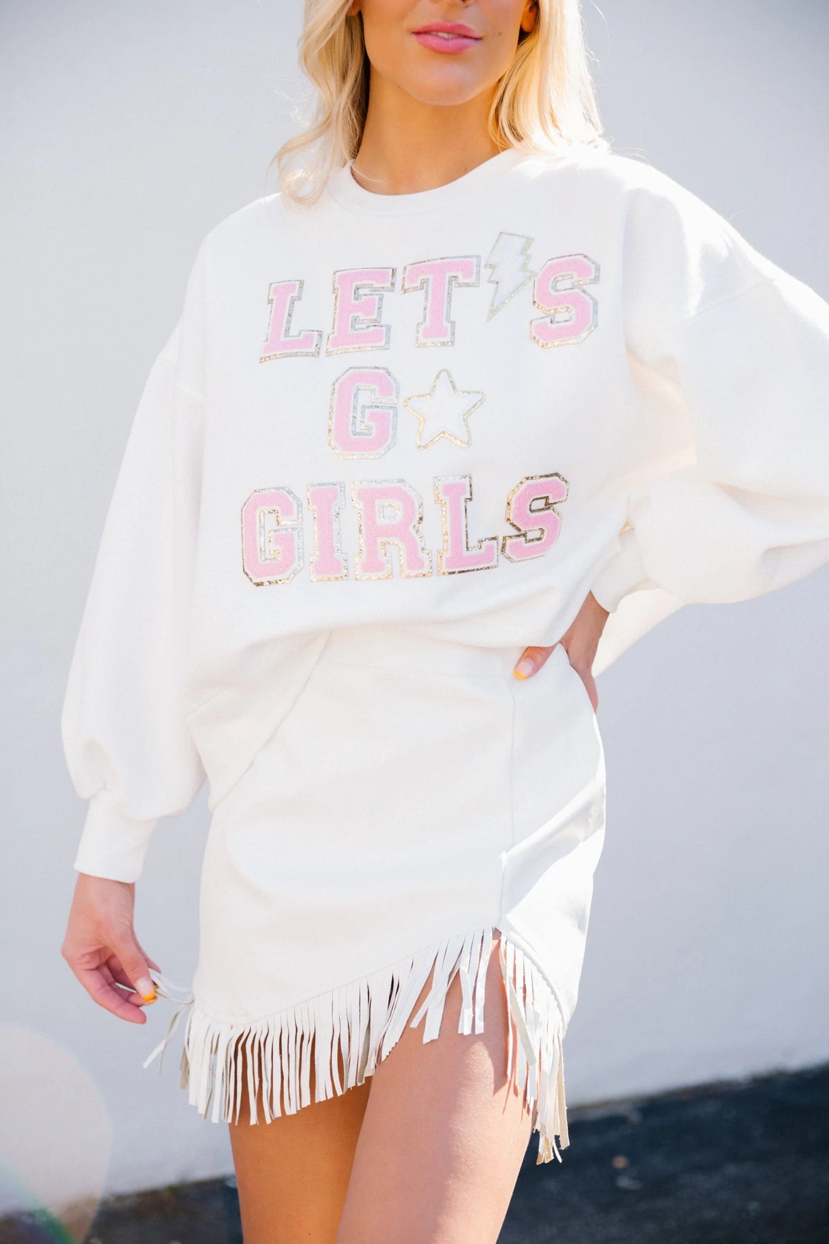 Let's Go Girls Pullover