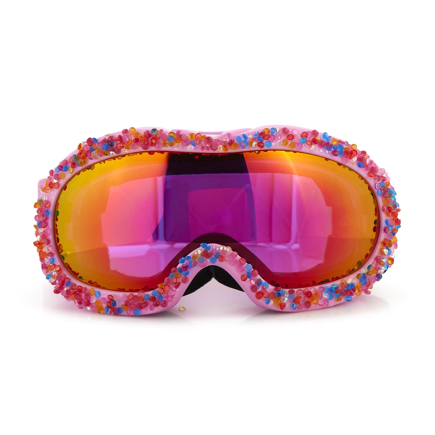 Swirls of White Ski Mask