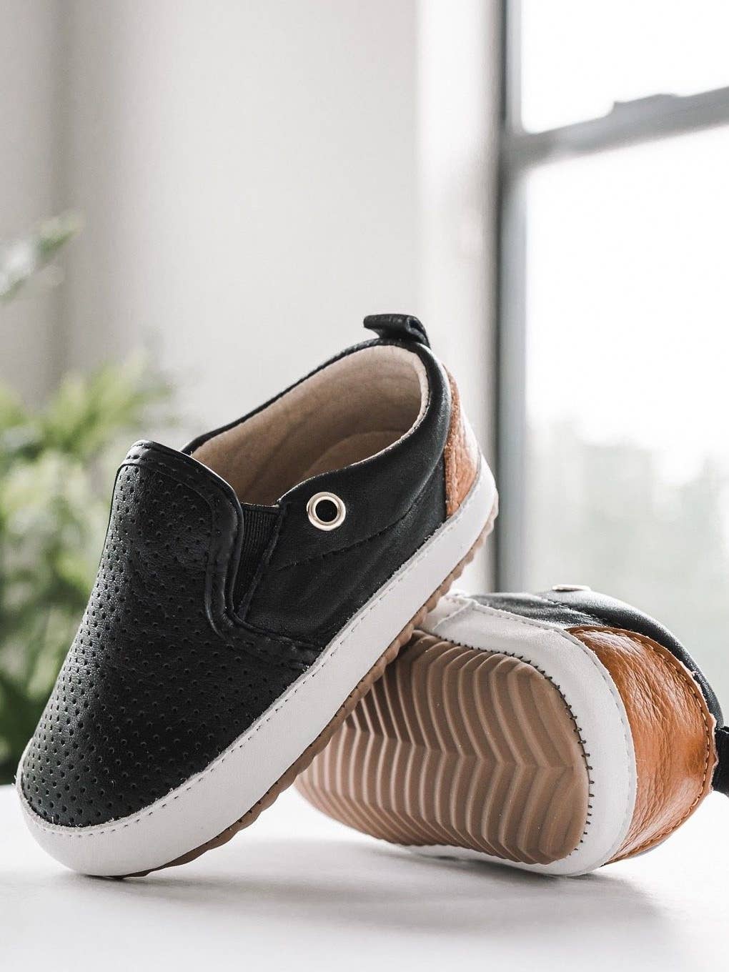 Black Quinn Slip On