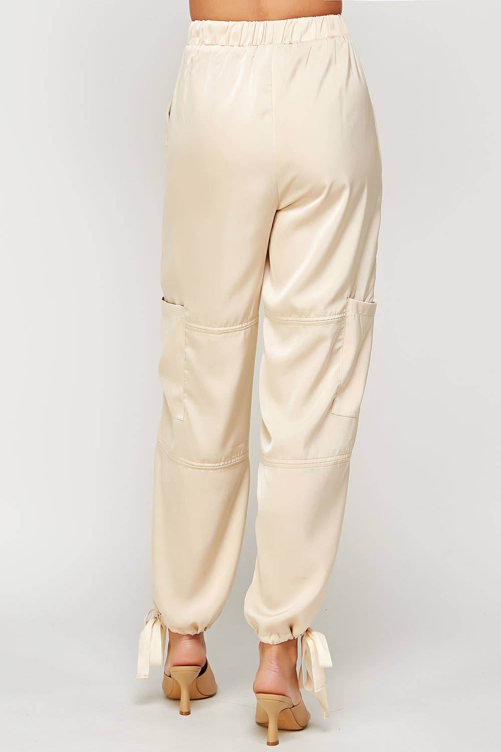 Cargo Satin Pants
