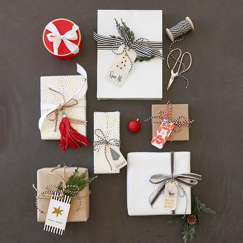 Modern Gift Tag Book