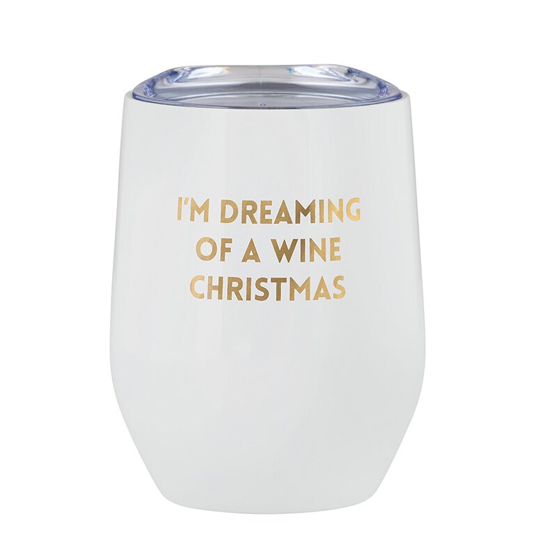 "I'm Dreaming of a Wine Christmas" Tumbler
