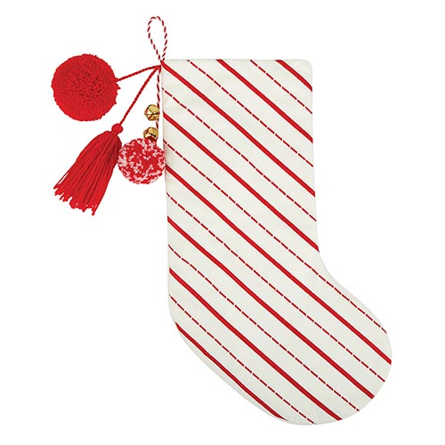 Candy Cane Stripes Stocking