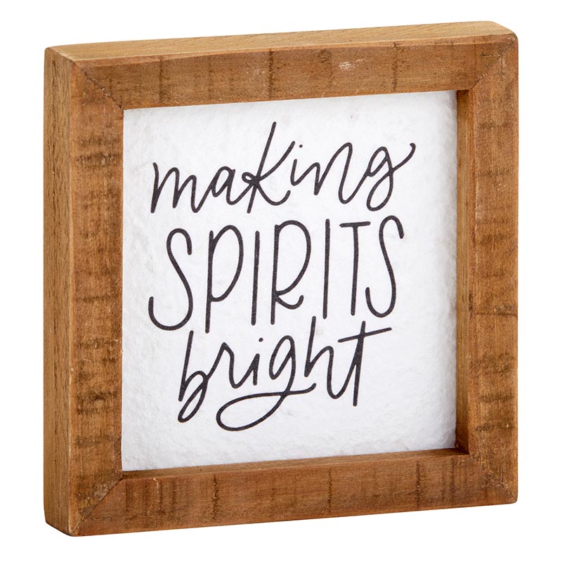 Making Spirits Bright Tabletop Sign