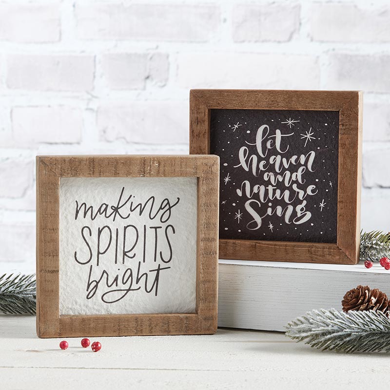 Making Spirits Bright Tabletop Sign