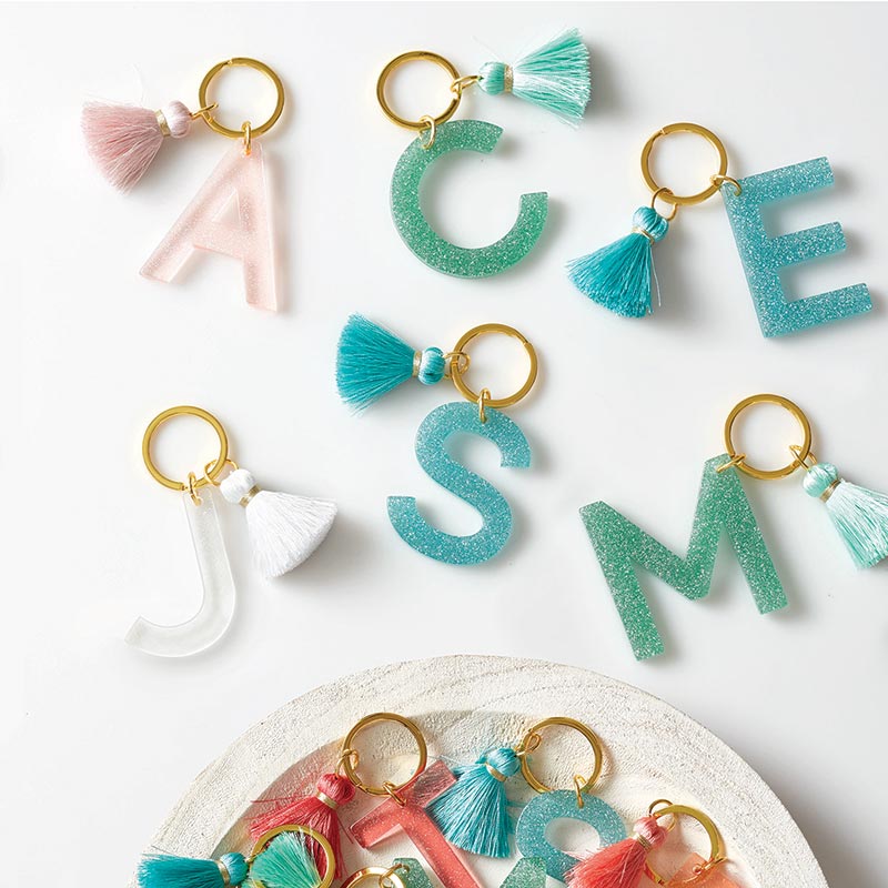 Acrylic Letter Keychain