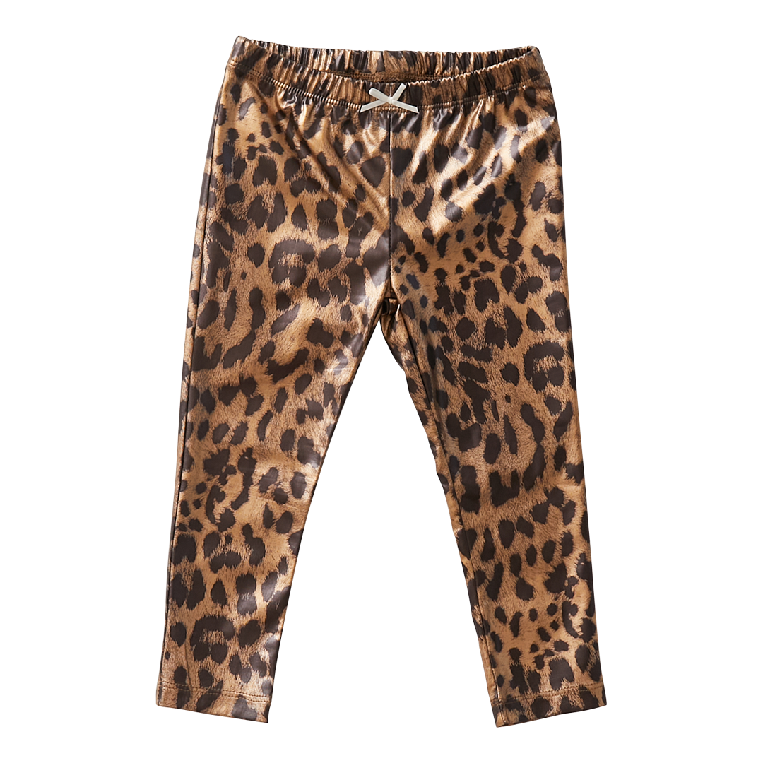 Pink Chicken Lamé Legging