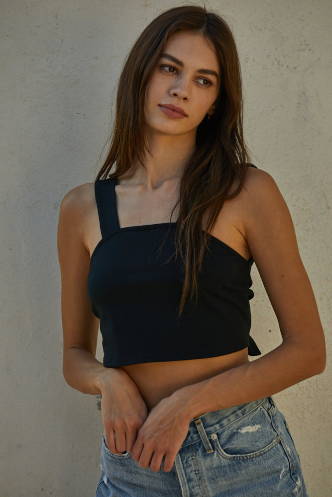 Back Tie Crop Top