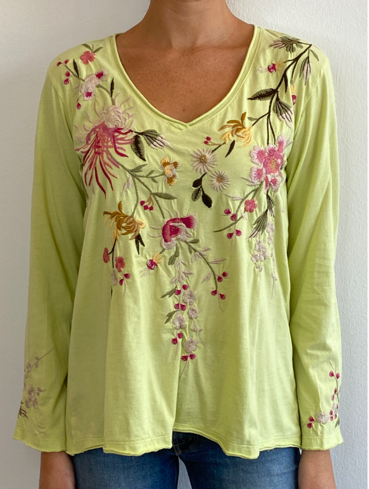 Johnny Was Mei Relaxed Everyday Long Tee