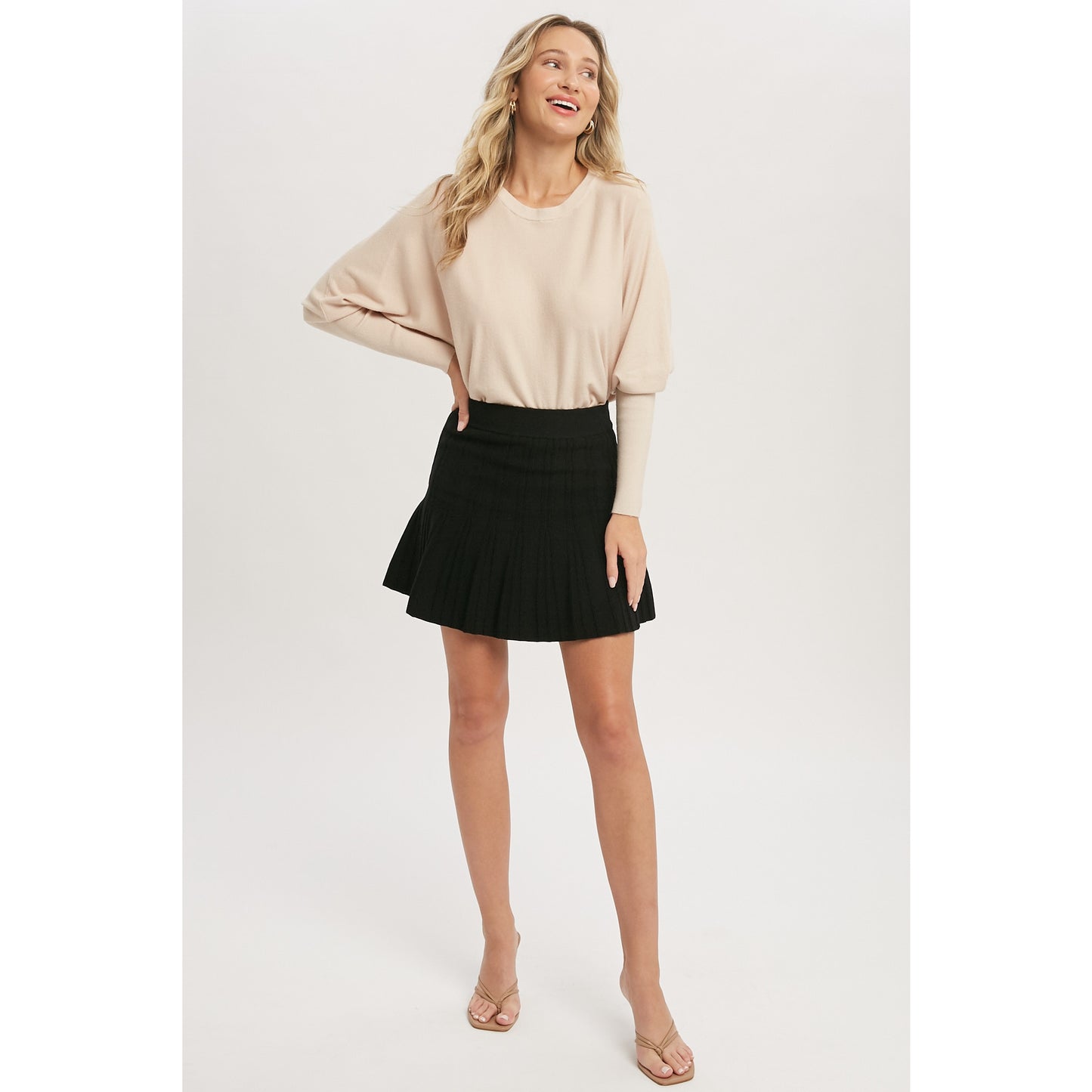 Fit & Flare Mini Skirt